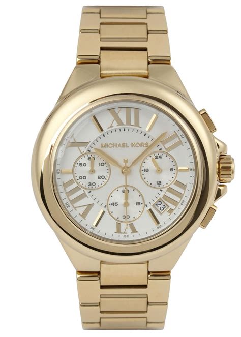 are michael kors watches gold plated|michael kors gold tone watch.